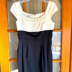 London Times Classic Black/White Dress